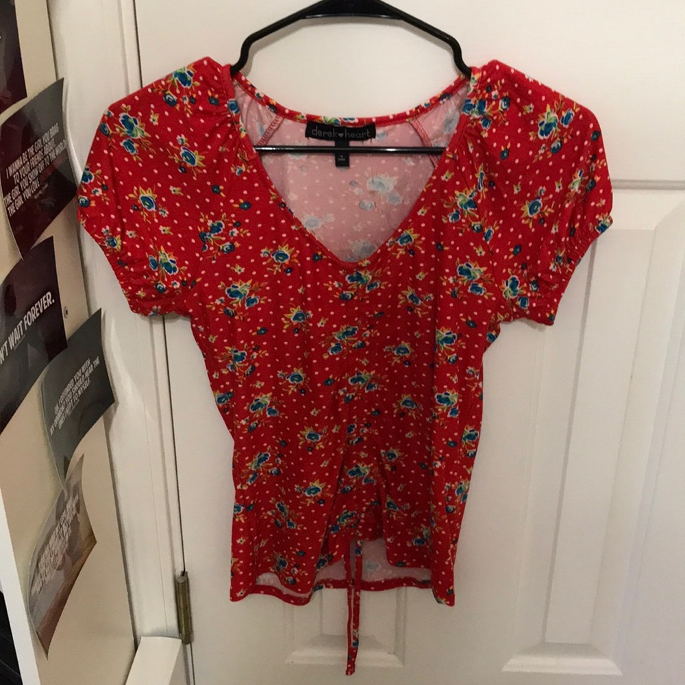 Flower crop top